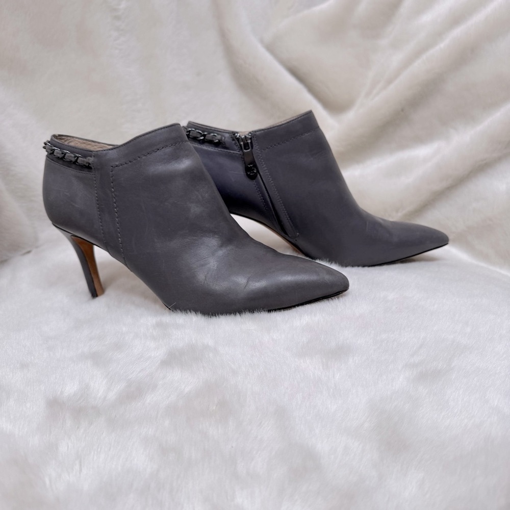 Carolinna Espinosa | Ankle Boots | Leather | Pewter | 8.5